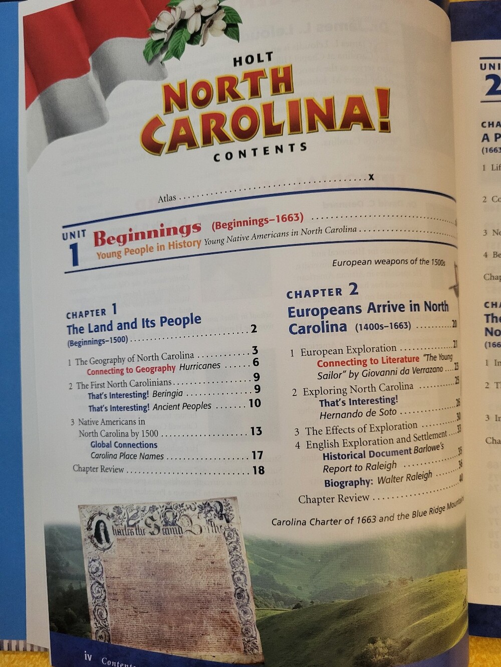 New "North Carolina" Textbook (Holt Hardcover) - Picture 2 of 10